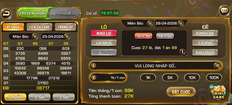 Trải Nghiệm Lô Đề 1 Ăn 900 Tại Iwin Club Tỷ Lệ Thắng Cao Nhất