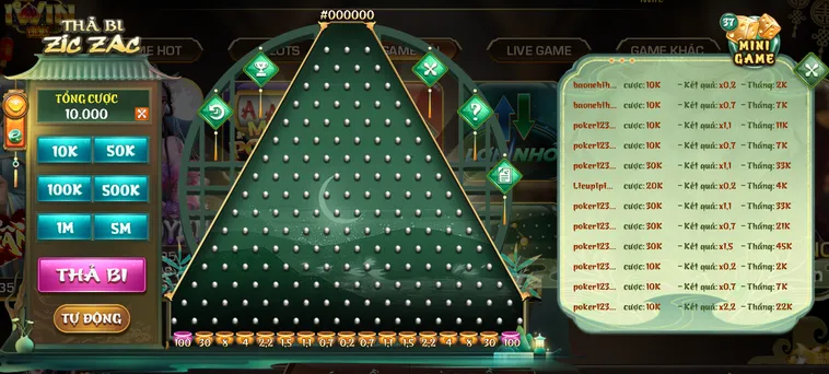 Giao Diện Minigame Ziczac Tại Iwin Club Nhận Thưởng Cực Lớn Mỗi Ngày