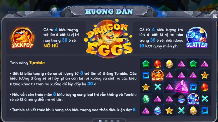 Bùng Nổ Cảm Xúc Với Nổ Hũ Dragon Eggs Đẳng Cấp Tại Sân Chơi iWin Club