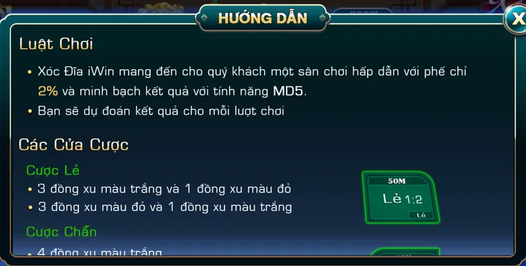 Xóc Dĩa Tại iWin Club Với Tỷ Lệ Ăn Thưởng Đẳng Cấp Nhất Hiện Nay