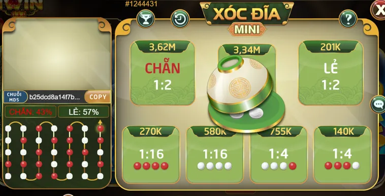 Xóc Đĩa Mini Tại Iwin Club Sân Chơi Đỉnh Cao Thắng Lớn Mỗi Giây